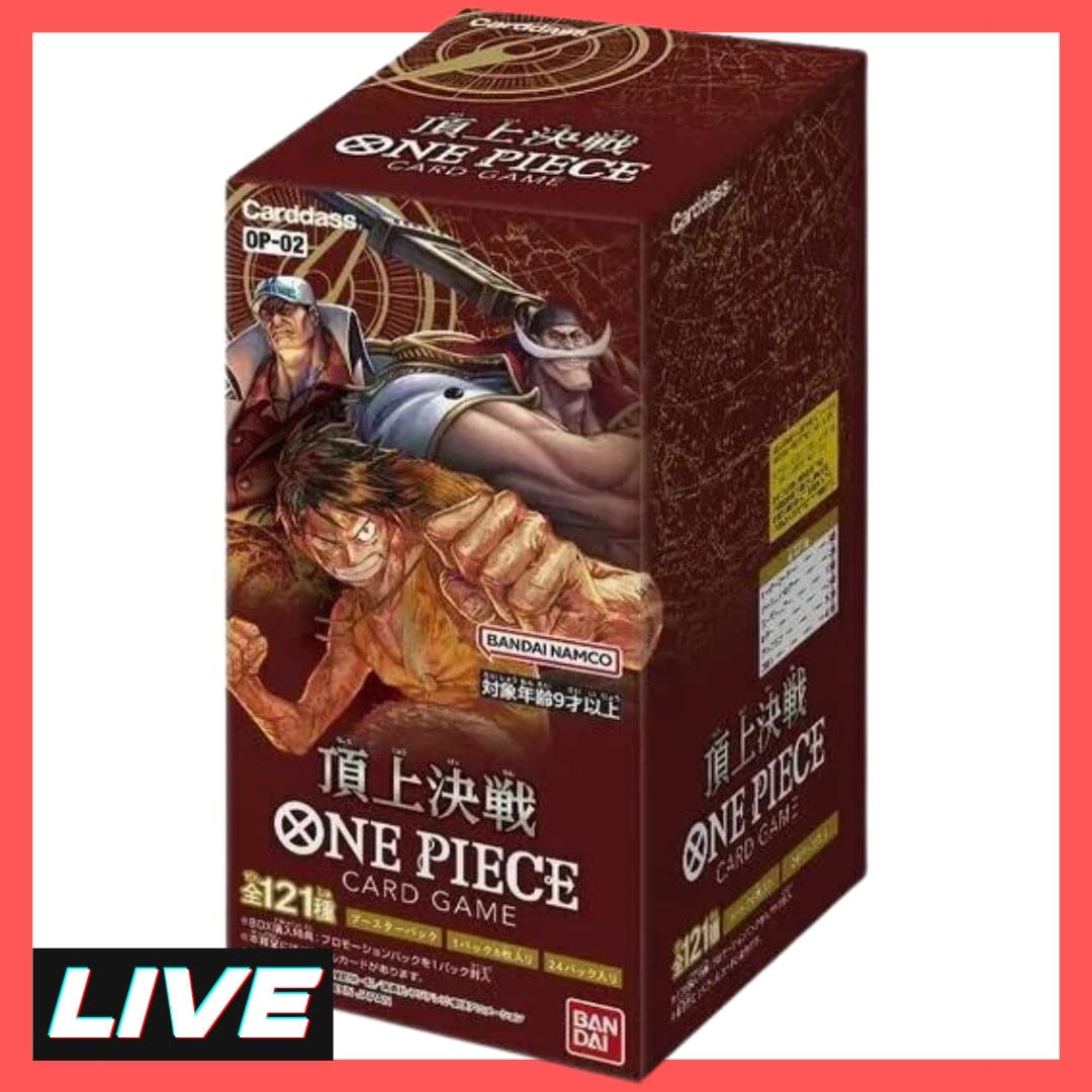 LIVE - Box One Piece Card Game OP-02 Paramount War 24 Buste (JAP)